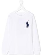 Ralph Lauren Kids Crewneck T-shirt - White