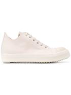 Rick Owens Drkshdw Low Top Trainers - White