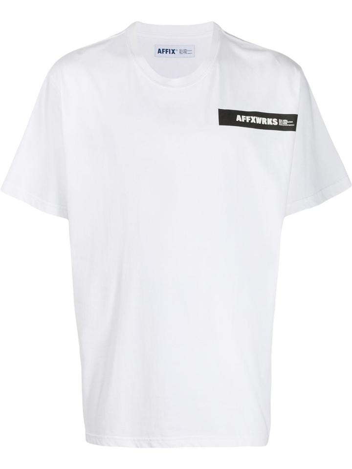 Affix Logo Patch T-shirt - White
