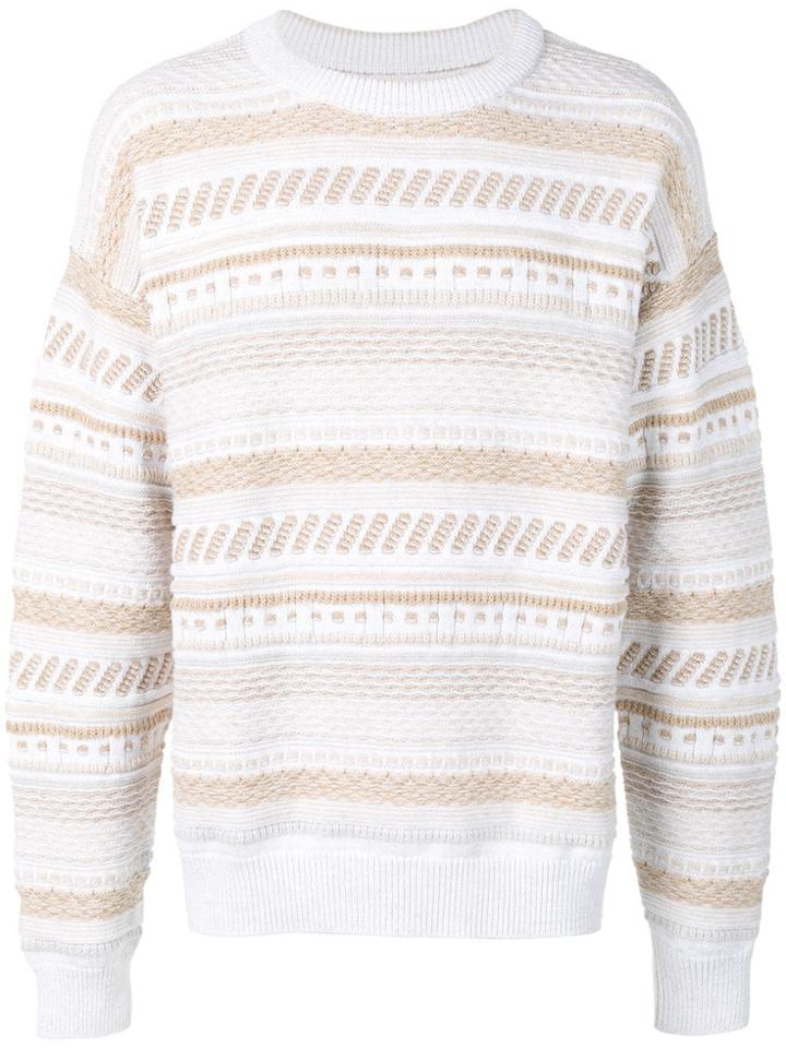 Napa By Martine Rose Striped Sweater - Neutrals