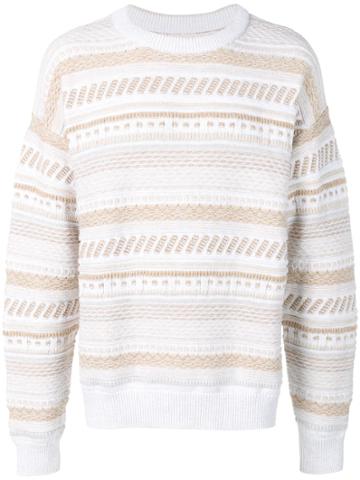 Napa By Martine Rose Striped Sweater - Neutrals