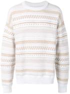 Napa By Martine Rose Striped Sweater - Neutrals