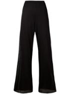 Missoni Flared Trousers, Women's, Size: 46, Black, Viscose/nylon/polyester/silk