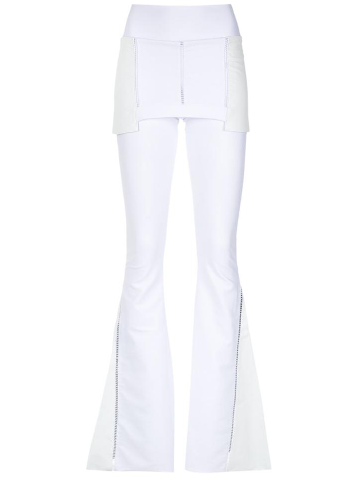Andrea Bogosian Wide Leg Trousers - White