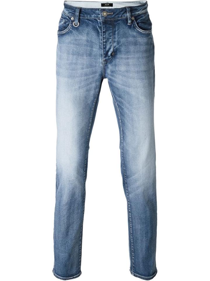 Neuw Iggy Skinny Jeans, Men's, Size: 34, Blue, Cotton/polyester/spandex/elastane
