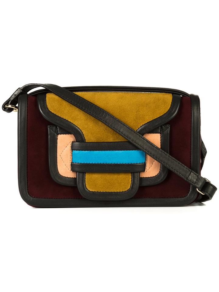 Pierre Hardy - Alpha Crossbody Bag - Women - Suede - One Size, Red, Suede