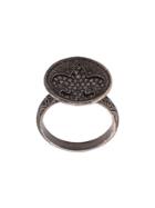 Loree Rodkin 18kt Gold Fleur De Lis Ring - Grey