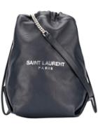 Saint Laurent Teddy Bucket Bag - Blue