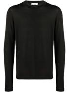 Jil Sander Knitted Sweatshirt - Black