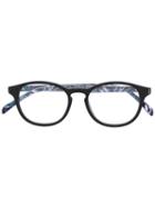 Emilio Pucci Oval Frame Glasses, Black, Acetate