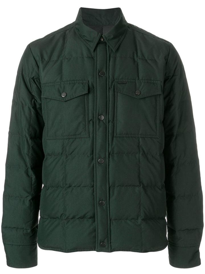 Ami Alexandre Mattiussi Snap-buttonned Quilted Jacket - Green