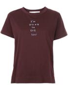 Tu Es Mon Trésor I'm Dying To See You T-shirt - Red