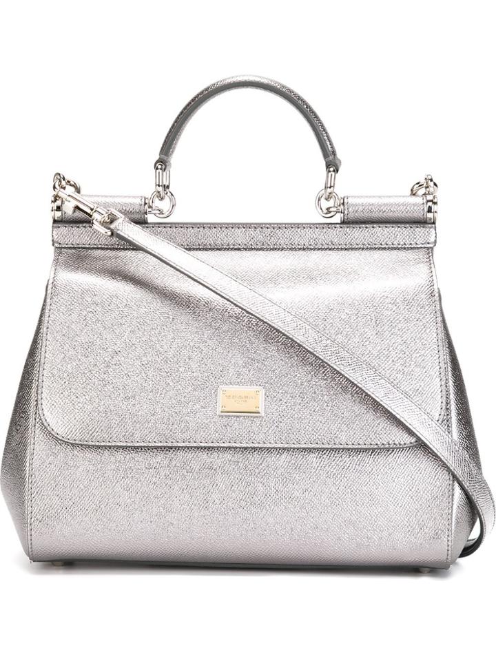 Dolce & Gabbana Sicily Tote - Metallic