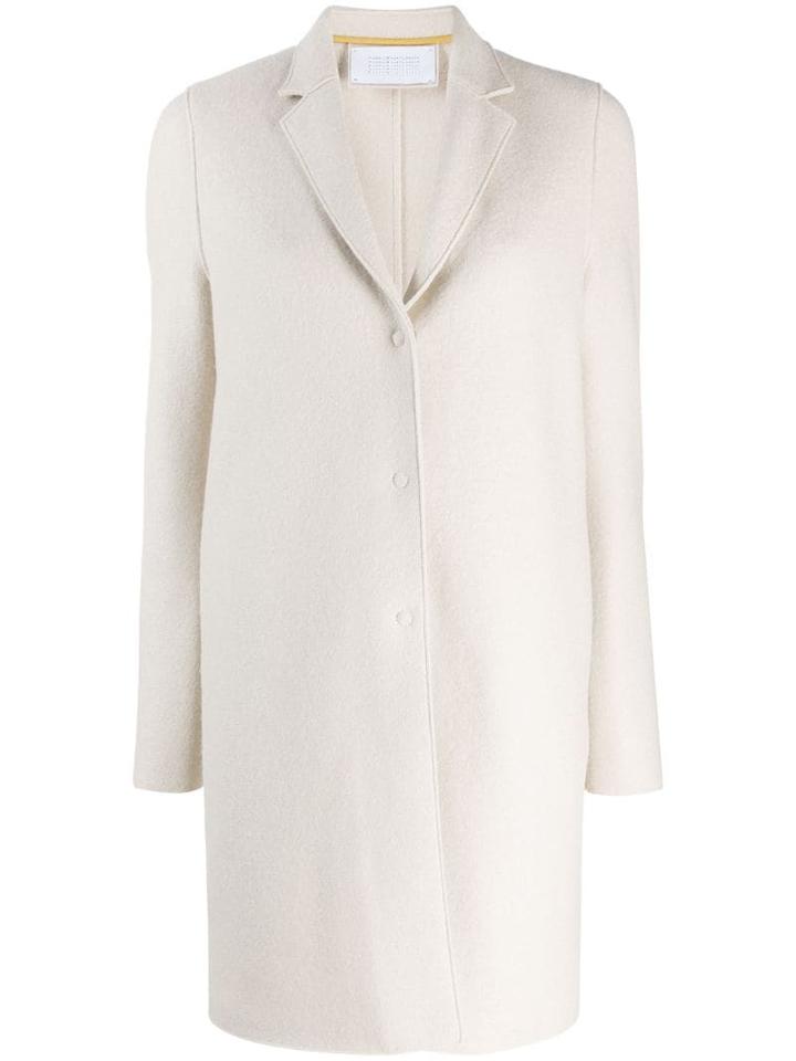 Harris Wharf London Raised Seam Coat - Neutrals