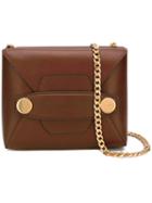 Stella Mccartney - Box Shoulder Bag - Women - Artificial Leather/metal (other) - One Size, Brown, Artificial Leather/metal (other)