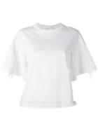 Toga Cropped T-shirt, Women's, Size: 38, White, Cotton