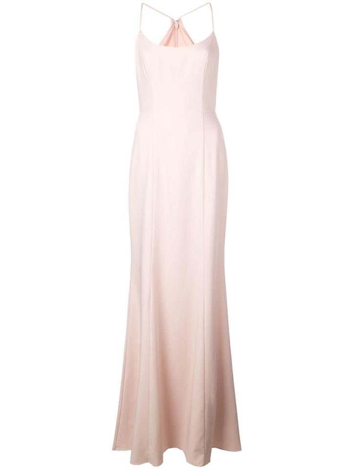 Amsale Flared Sleeveless Gown - Pink