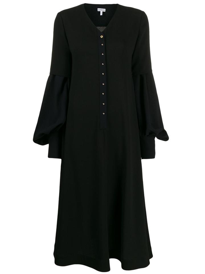 Loewe Balloon Sleeve Dress - Blue