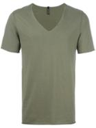 Giorgio Brato Plain T-shirt, Men's, Size: Large, Green, Cotton