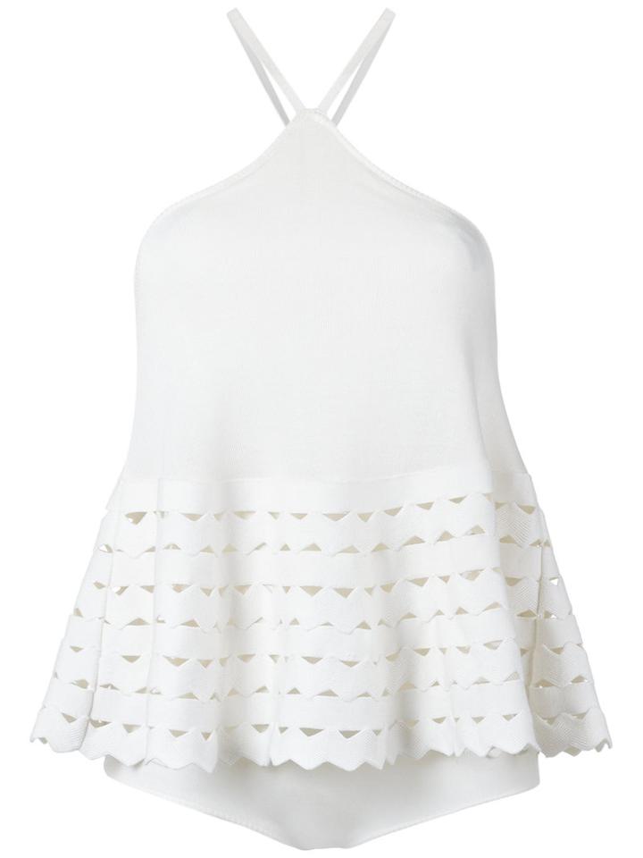 Andrea Bogosian - Knitted Bodysuit - Women - Polyamide/spandex/elastane/viscose - M, White, Polyamide/spandex/elastane/viscose
