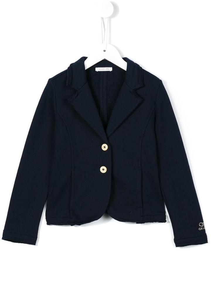 Liu Jo Kids 'bon Ton' Blazer, Toddler Girl's, Size: 3 Yrs, Blue
