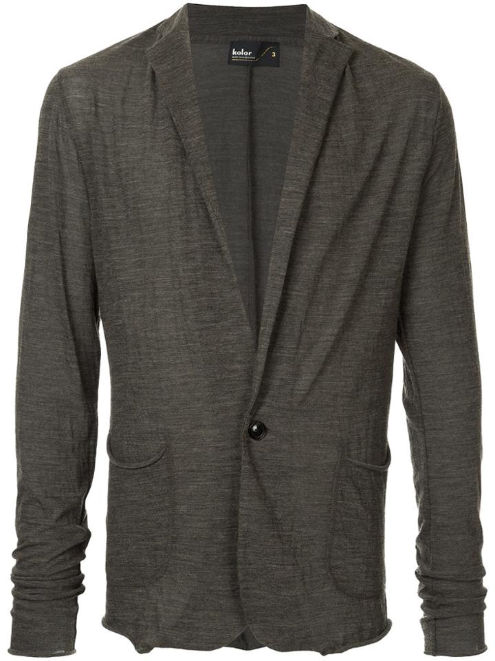 Kolor Fine Knit Cardigan - Grey