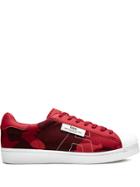 Bape M2 Skull Sneakers - Red