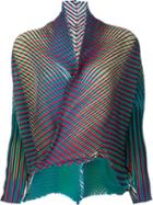Issey Miyake Open Front Cropped Jacket, Women's, Size: 2, Polyester