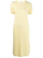Fendi Monogram Knitted Dress - Yellow