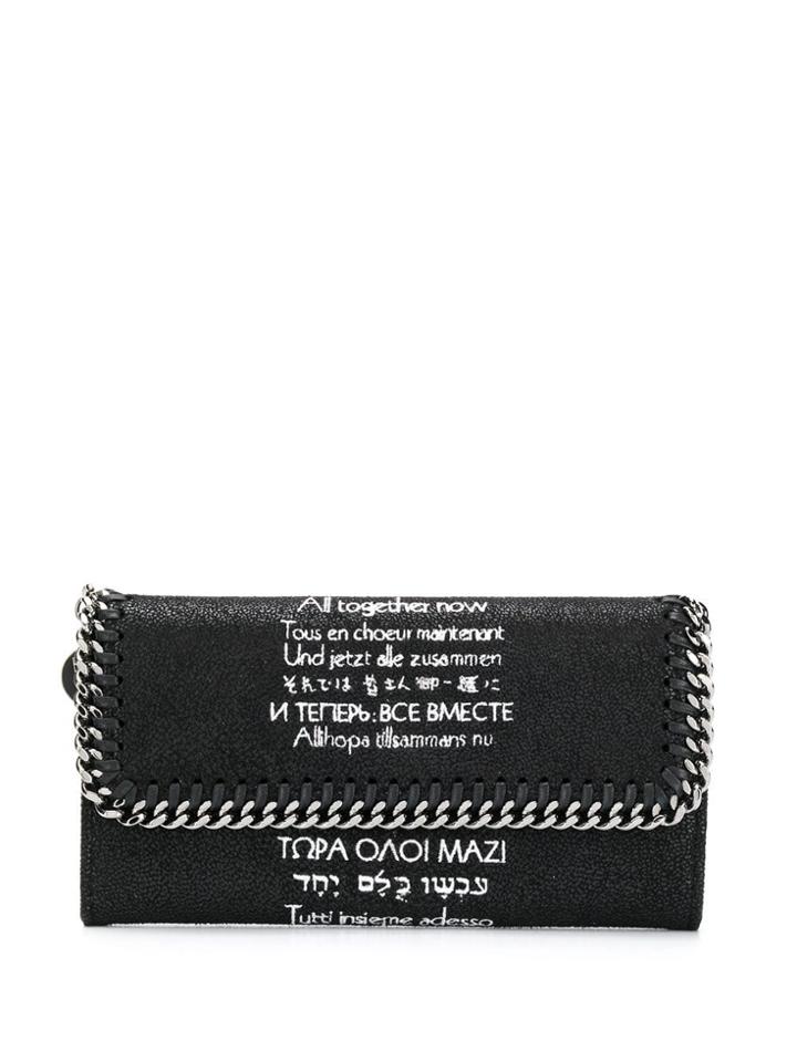 Stella Mccartney All Together Now Falabella Wallet - Black
