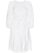 Innika Choo Hugh Jesmok Smock Dress - White