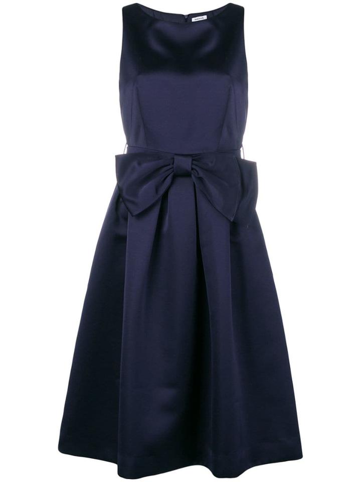 P.a.r.o.s.h. Empire Line Midi Dress - Blue