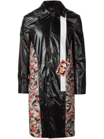 Devon Halfnight Leflufy Contrast Panel Coat