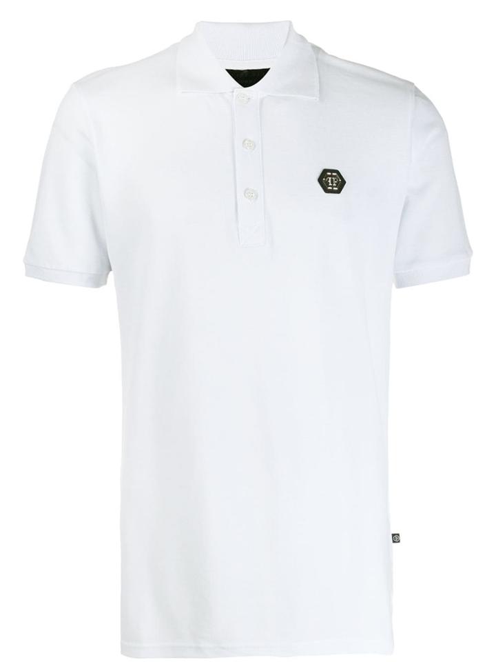 Philipp Plein Skull Polo Shirt - White