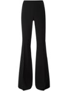 Michael Kors Flared Tailored Trousers, Women's, Size: 6, Black, Spandex/elastane/virgin Wool