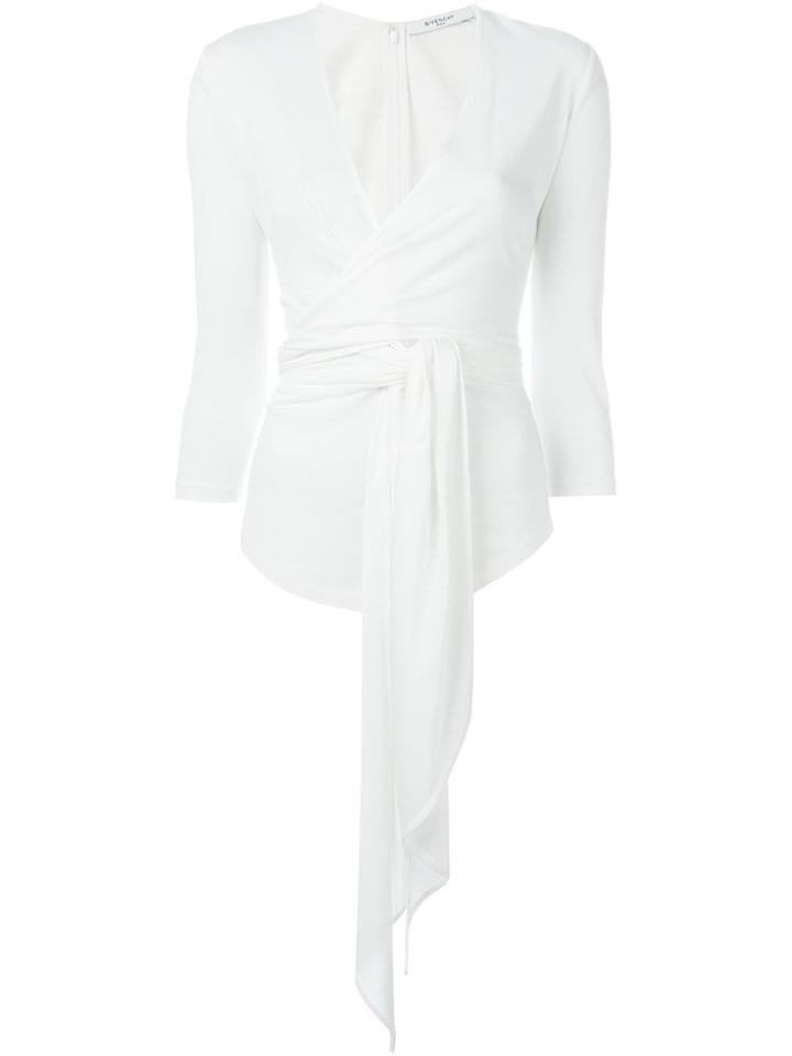 Givenchy Draped Wrap Blouse