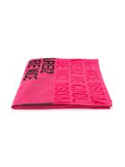 Dsquared2 Be Cool Be Nice Beach Towel - Pink & Purple