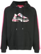 Mostly Heard Rarely Seen 8-bit Sweet Rave Appliqued Hoodie - Black