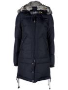 Parajumpers 'masterpiece' Coat, Women's, Size: Xl, Blue, Polyamide/polyester/raccoon Dog/feather Down