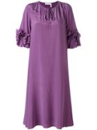 See By Chloé - Shift Dress - Women - Viscose - 38, Women's, Pink/purple, Viscose