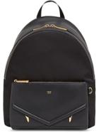 Fendi Large Appliqué Backpack - Black