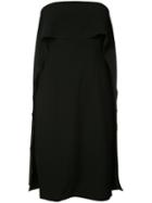 Trina Turk - Strapless Flared Dress - Women - Polyester/spandex/elastane - 4, Black, Polyester/spandex/elastane