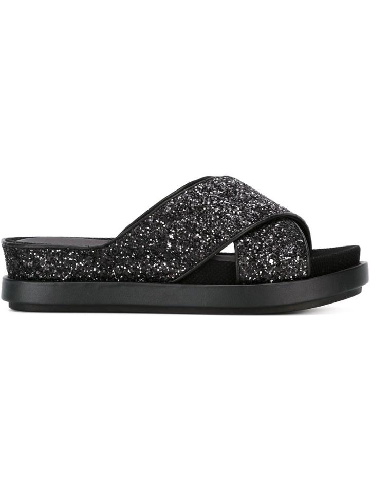 Ash 'secret Flesta' Sandals - Black