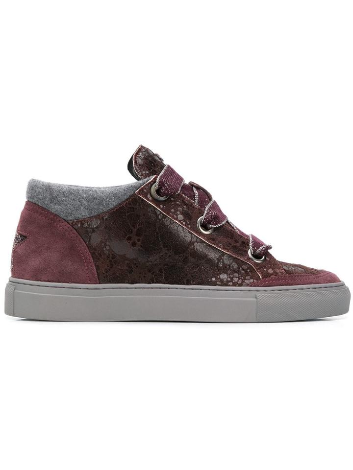 Lorena Antoniazzi Star Patch Sneakers - Pink