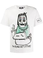 Haculla 'snitches Get Stitches' T-shirt - White