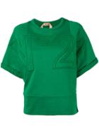 No21 - Logo T-shirt - Women - Cotton - 36, Women's, Green, Cotton