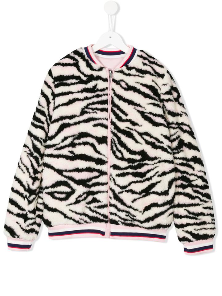 Kenzo Kids Teen Reversible Bomber Jacket - White