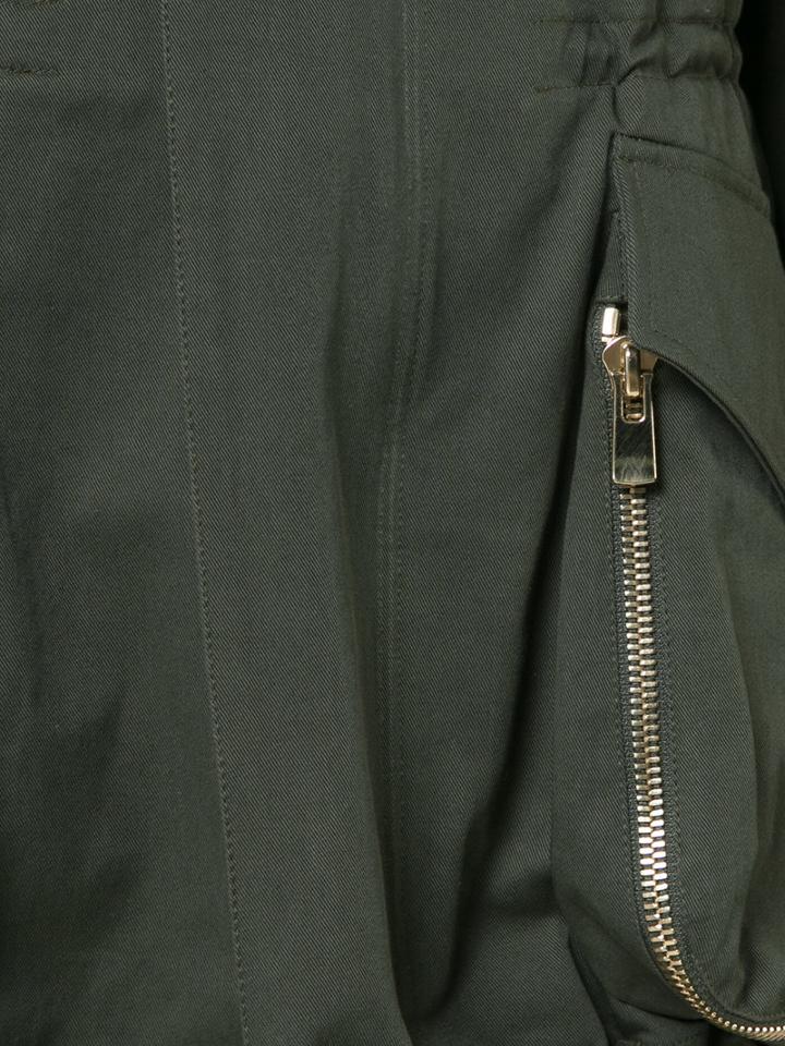 Alexandre Vauthier - Pocket Detail Jacket - Women - Cotton - 36, Green, Cotton