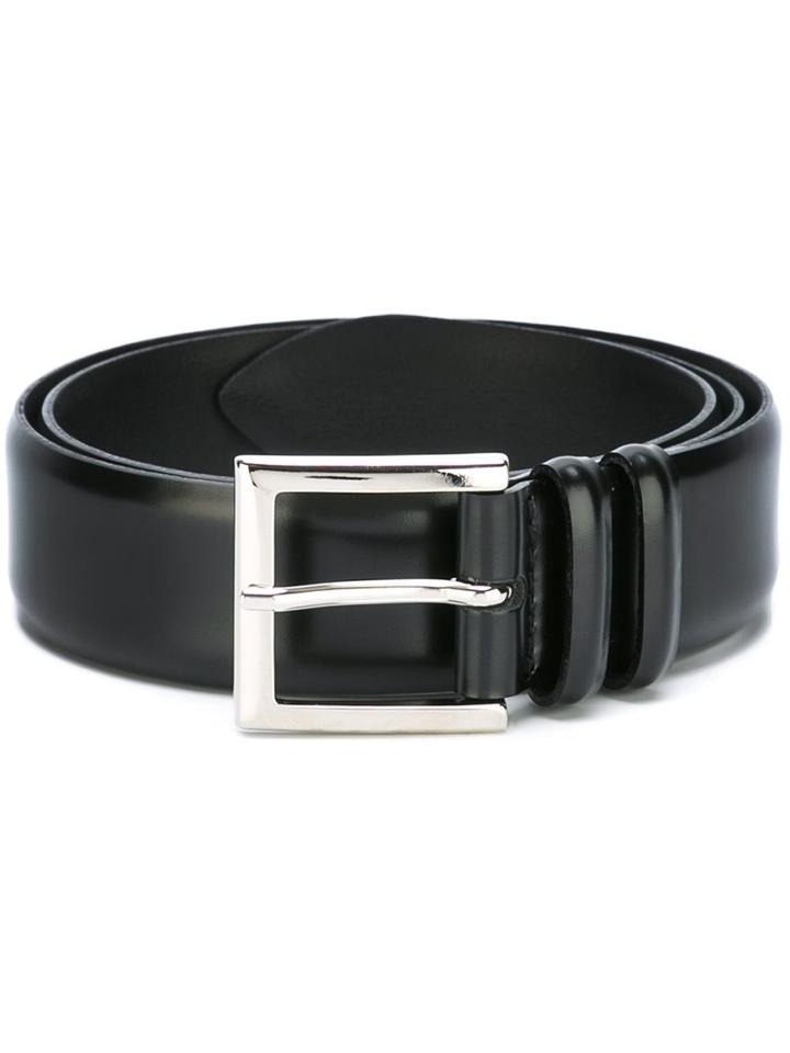 Orciani Classic Belt, Men's, Size: 85, Black, Leather