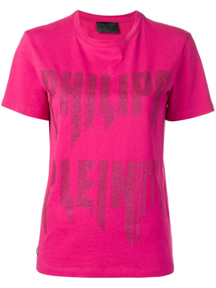 Philipp Plein Logo T-shirt - Pink